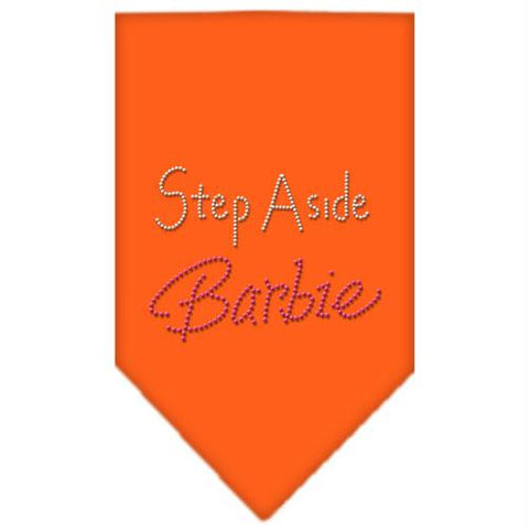 Step Aside Barbie Rhinestone Bandana Orange Small