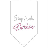 Step Aside Barbie Rhinestone Bandana White Small