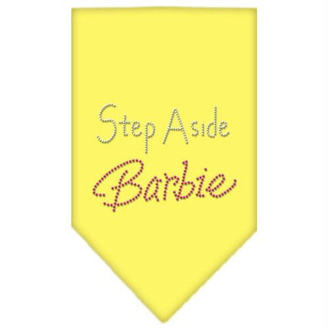 Step Aside Barbie Rhinestone Bandana Yellow Small