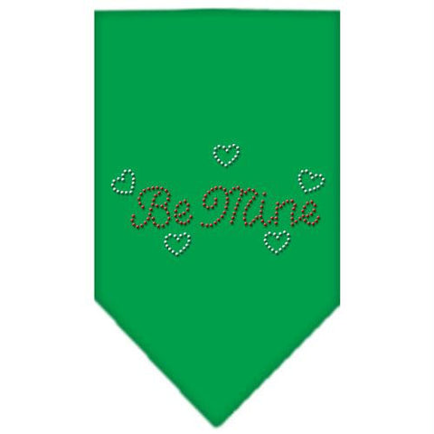 Be Mine Rhinestone Bandana Emerald Green Small