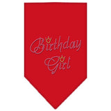 Birthday Girl Rhinestone Bandana Red Large