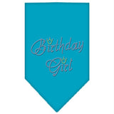 Birthday Girl Rhinestone Bandana Turquoise Small