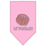 Lil Punkin Rhinestone Bandana Light Pink Large