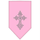 Cross Rhinestone Bandana Light Pink Small