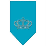 Crown Rhinestone Bandana Turquoise Small