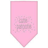Cutie Patootie Rhinestone Bandana Light Pink Large