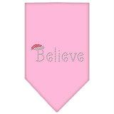 Believe Rhinestone Bandana Light Pink Small