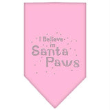 Santa Paws Rhinestone Bandana Light Pink Small