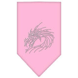 Dragon Rhinestone Bandana Light Pink Large