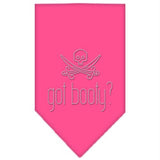 Got Booty Rhinestone Bandana Bright Pink Large