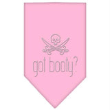 Got Booty Rhinestone Bandana Light Pink Large