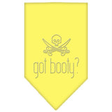 Got Booty Rhinestone Bandana Yellow Small