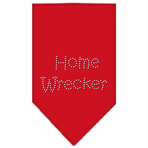 Home Wrecker Rhinestone Bandana Red Small