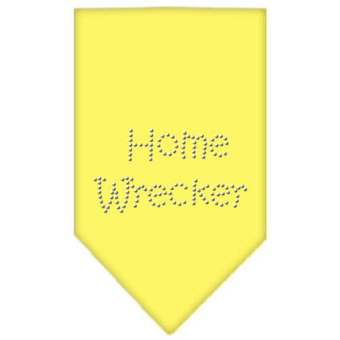 Home Wrecker Rhinestone Bandana Yellow Small