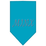Minx Rhinestone Bandana Turquoise Large