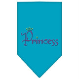 Princess Rhinestone Bandana Turquoise Small