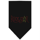Rock Star Rhinestone Bandana Black Small