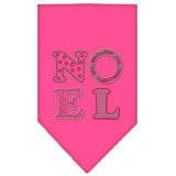 Noel Rhinestone Bandana Bright Pink Large