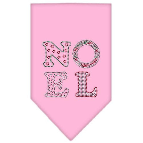 Noel Rhinestone Bandana Light Pink Large