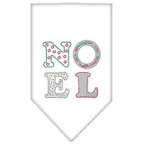 Noel Rhinestone Bandana White Small