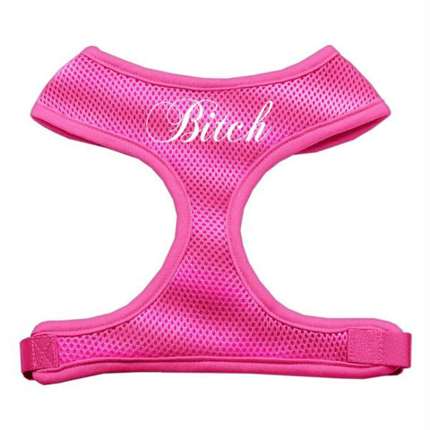 Dog Harness Soft Mesh Pink