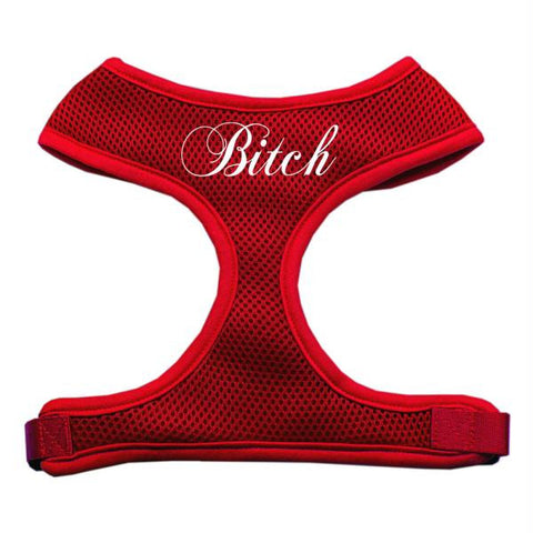 Dog Harnesses Soft Mesh Red