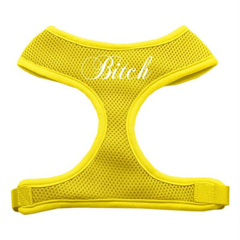 Dog Harness Soft Mesh Yellow