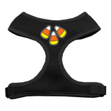 Candy Corn Design Soft Mesh Harnesses Black Large