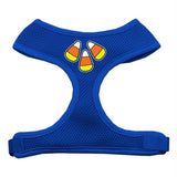 Candy Corn Design Soft Mesh Harnesses Blue Medium