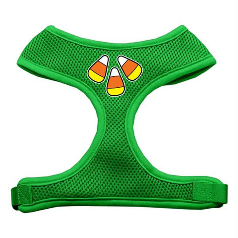 Candy Corn Design Soft Mesh Harnesses Emerald Green Medium