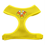 Candy Corn Design Soft Mesh Harnesses Yellow Small