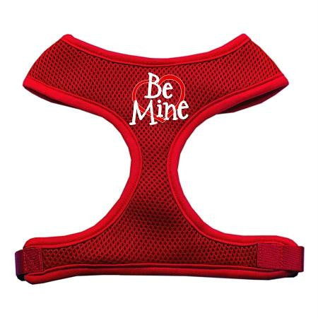 Dog Harness Be Mine Soft Mesh Red