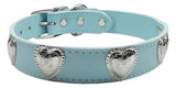 Western Heart Leather Baby Blue 22