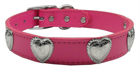 Western Heart Leather Pink 24