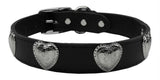 Western Heart Leather Black 26