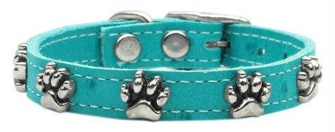 Faux Ostrich Paw Leather Turquoise 12