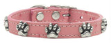 Faux Ostrich Paw Leather Pink 22