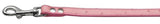 Faux Ostrich Leash Pink 1-2'' Wide