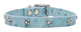 Faux Ostrich Bone Baby Blue 10