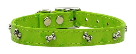 Faux Ostrich Bone Lime Green 10