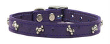 Faux Ostrich Bone Purple 10