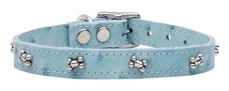 Faux Ostrich Bone Baby Blue 12