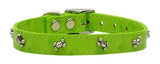 Faux Ostrich Bone Lime Green 12