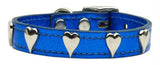 Metallic Heart Leather Blue MTL 10