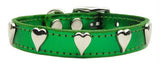 Metallic Heart Leather Emerald Green MTL 10