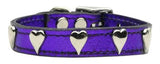 Metallic Heart Leather Purple MTL 10