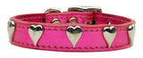 Metallic Heart Leather Pink MTL 12