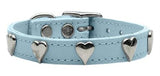 Heart Leather Baby Blue 10