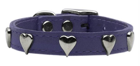 Heart Leather Purple 10