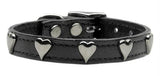 Heart Leather Black 12